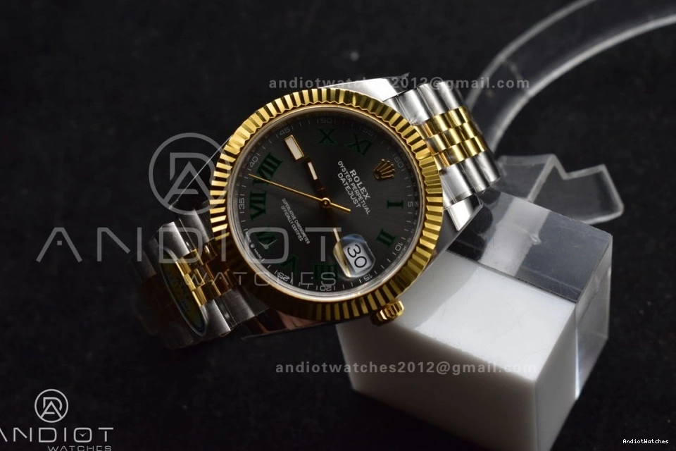 SS SS TopPick ARF DateJust 126333 620 SH3235 1:1 Bracelet Jubilee (Gain YG Green Roman Edition Best Gray 904L YG on Weight) 41 Dial Steel 0911